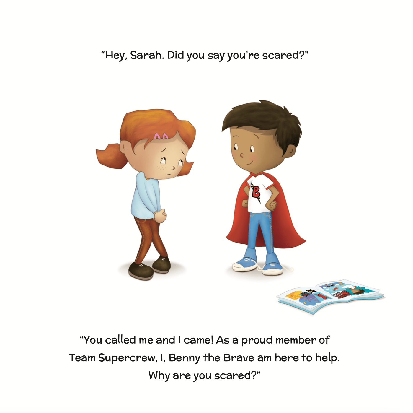 Benny the Brave Book and Plush Bundle - Team Supercrew