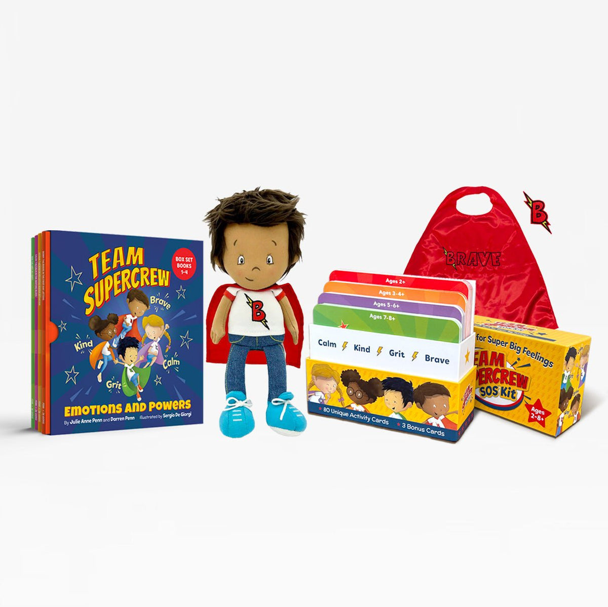 Super Support Collection Team Supercrew | Emotional learning and big-emotion support (ages 2–8)