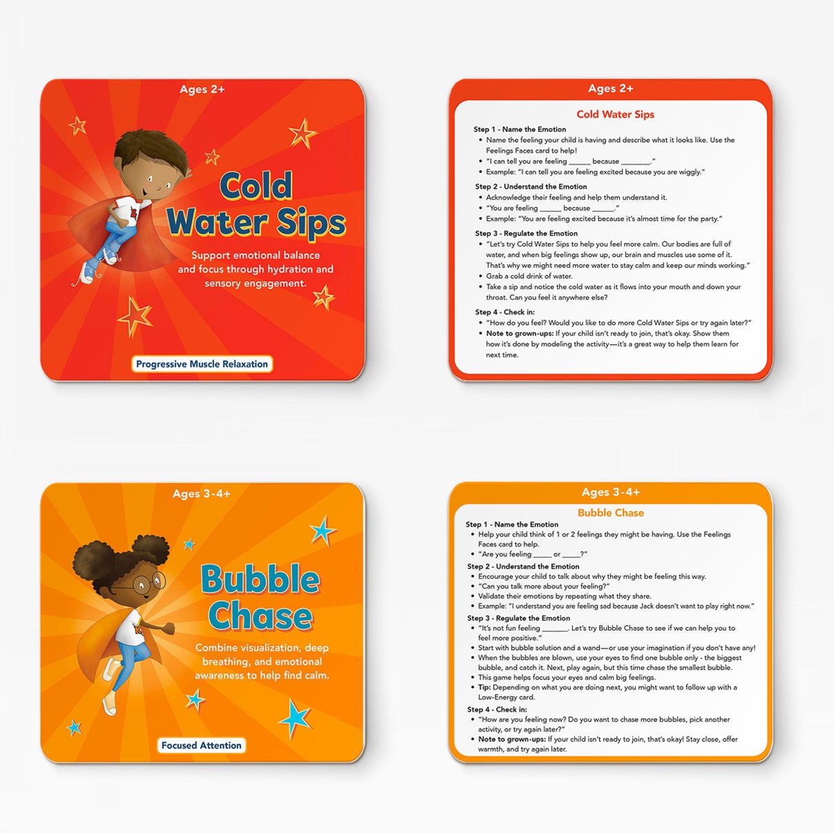 Team Supercrew SOS Kit emotional regulation cards