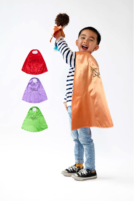 Kids' Cape Bundle - Brave Cape, Kind Cape, Calm Cape, and Grit Cape