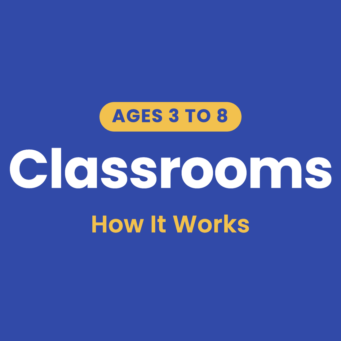 Classrooms, ages 3 to 8: How It Works