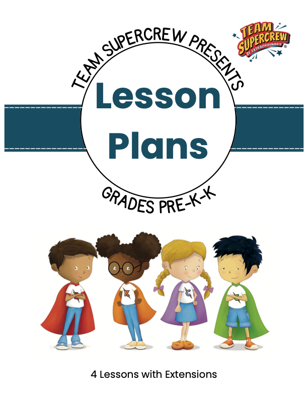 Team Supercrew Lesson Plan Bundle - PreK/K